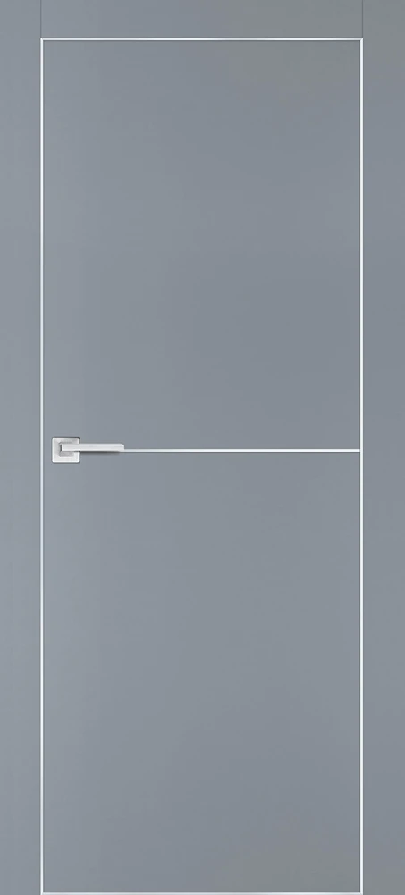 Фото Межкомнатная дверь PX-19 AL кромка с 4-х ст. Серый матовый