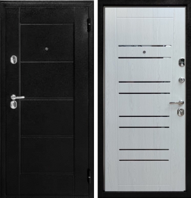 Дверь Модель 75 Царга Лиственница беленая