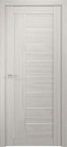 Межкомнатная дверь ЛУ-17 капучино (стекло сатинат)